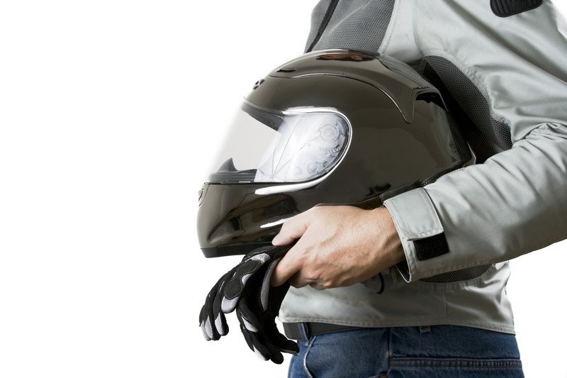 Man holding motorcycle helmet Southeast Financial