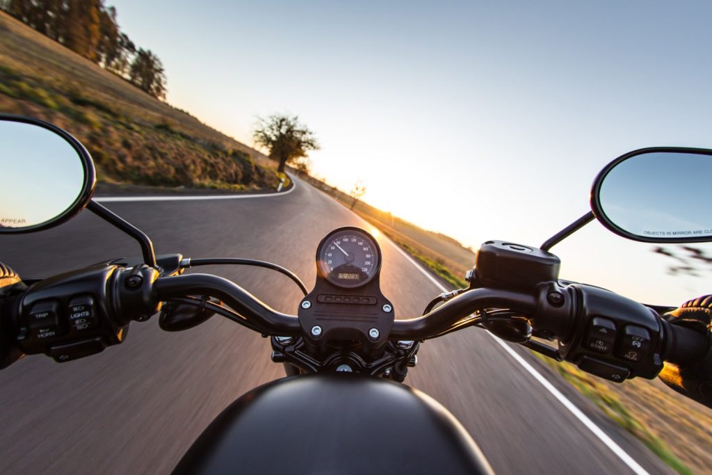 Motorcycle alone on the road - 10 Best motorcycle tours in usa